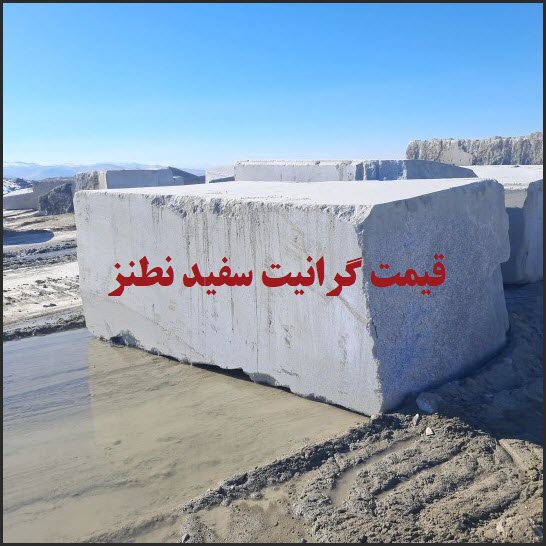 قیمت گرانیت سفید نطنز طرح گل پنبه ای؛ 60*60
